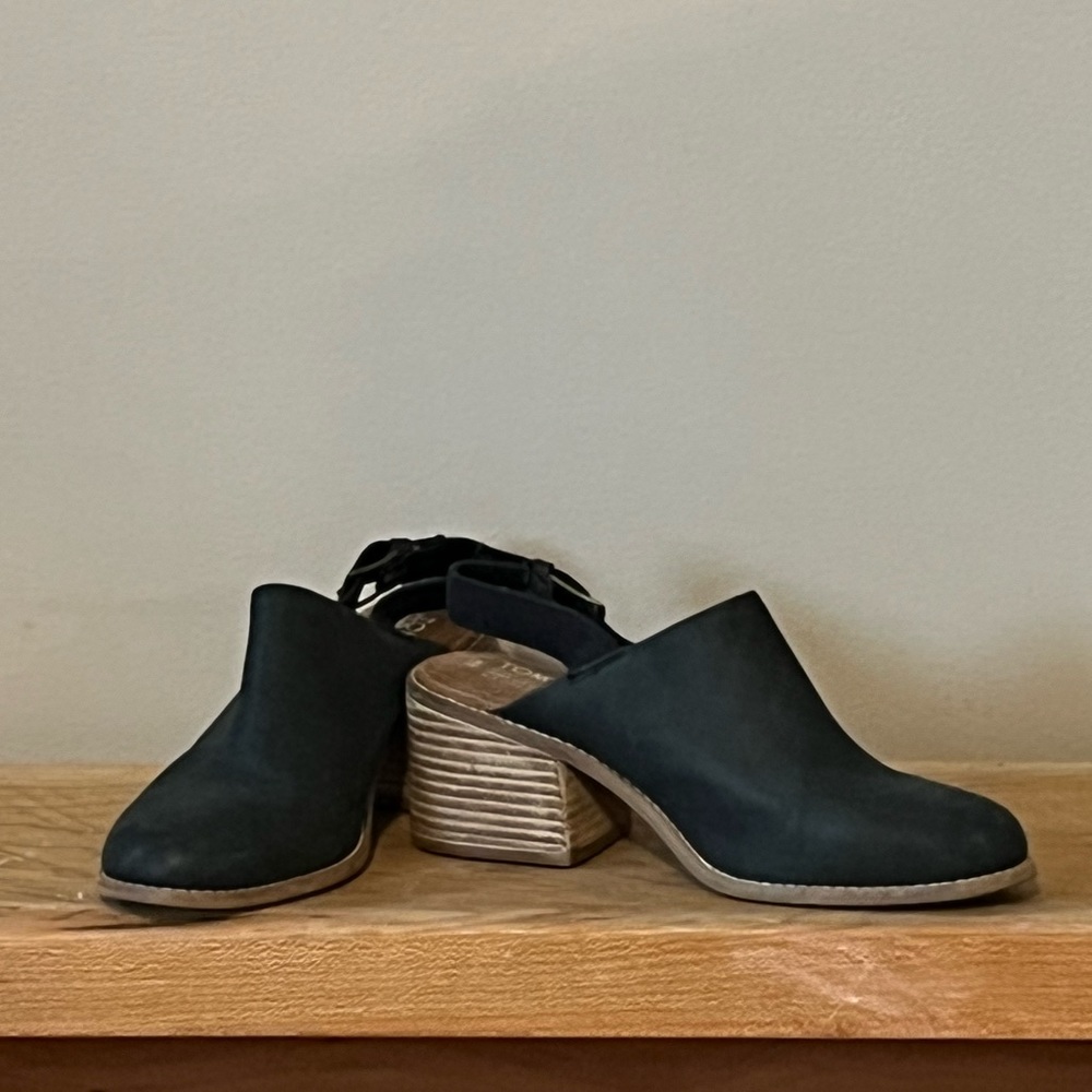 TOMS Leila Slingback Heels 8